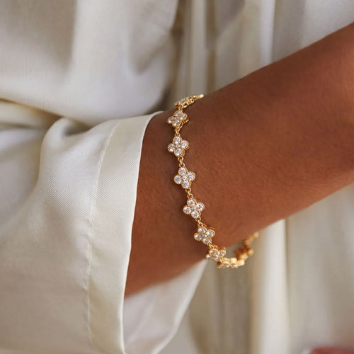 Pulsera Florenza Acero Baño Oro