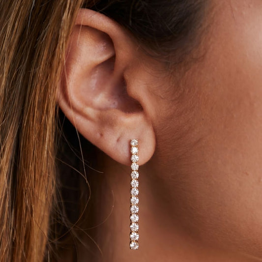 Pendientes Riviera Acero Baño Oro