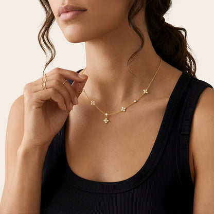 Collar Florenza Acero Baño Oro