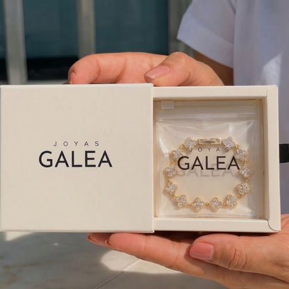 Pack Pulseras Florenza Acero Baño Oro