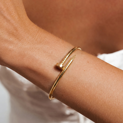 Pulsera Halo Acero Baño Oro