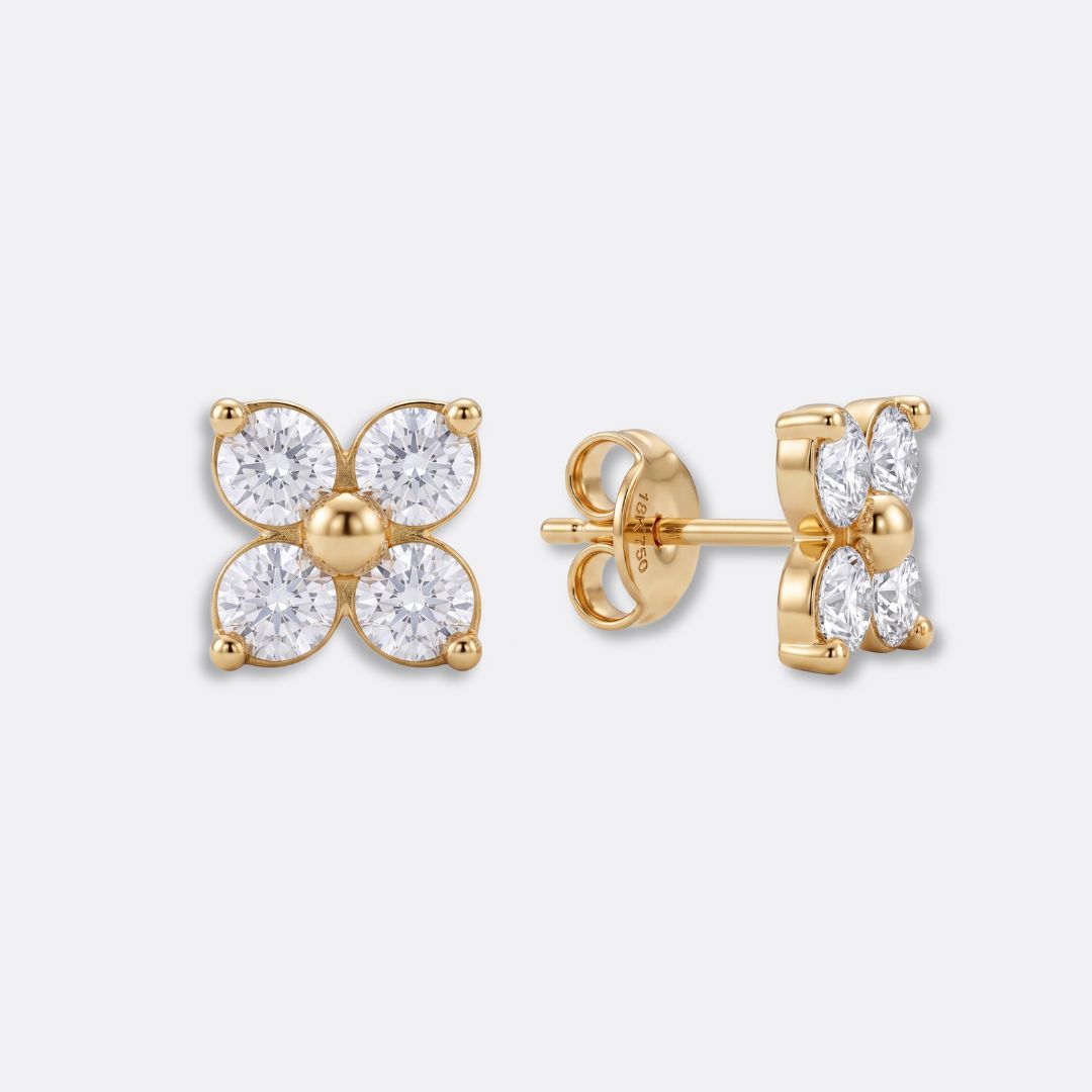 Pendientes Florenza Acero Baño Oro