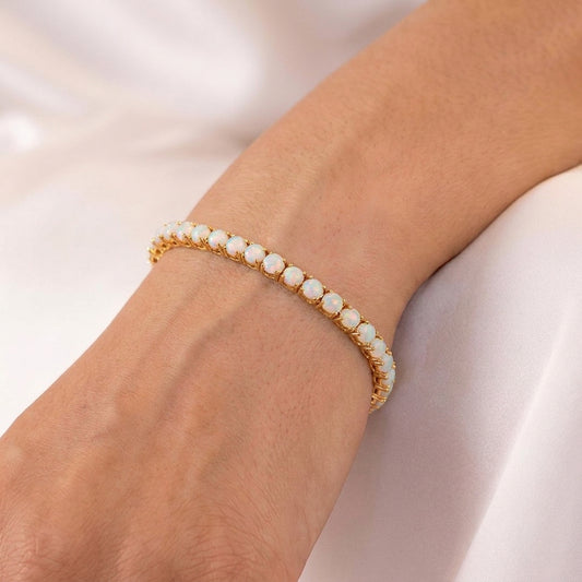 Pulsera opalo azul