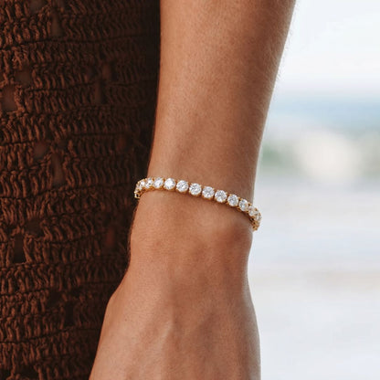 Pulsera Riviera Acero Baño Oro