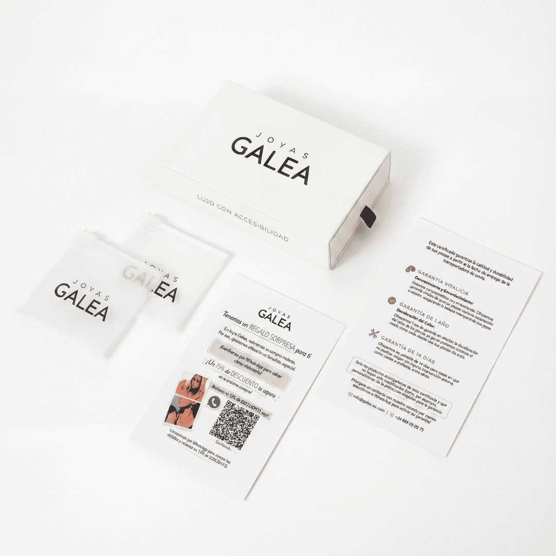 Packaging Joyas Galea para regalo